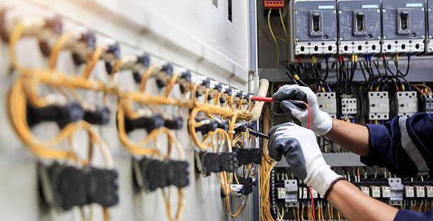 Professional Electrician technician working in Port Washington, WI